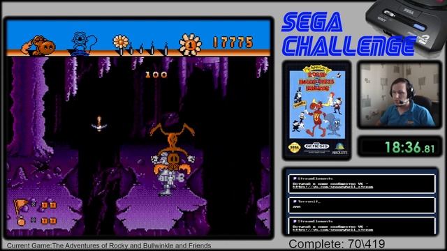 The Adventures of Rocky and Bullwinkle and Friends (sega) - dropped (не пройден) смотреть онлайн