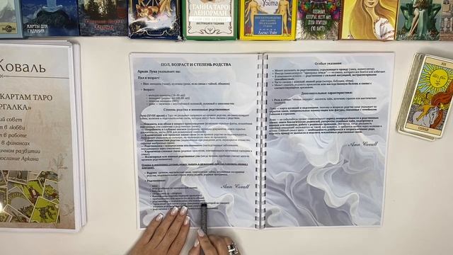 📚📓МЕТОДИЧКА-ШПАРГАЛКА ПО ТАРО 2 в 1: (Сущ., Прил., Глаг. + Родство) - РАСКРОЕТ все карты! 🃏🔥