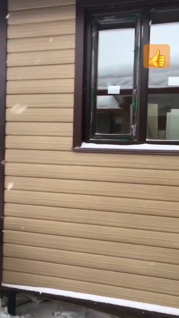 Обшивка каркасной бани зимой. Московская область. Сру? смотреть онлайн