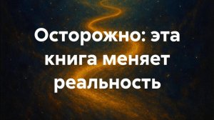 ОСТОРОЖНО Эта книга меняет реальность