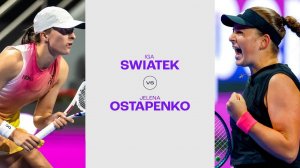 14.02.2025. Елена Остапенко - Ига Швёнтек. WTA Doha. Jelena Ostapenko - Iga Swiatek