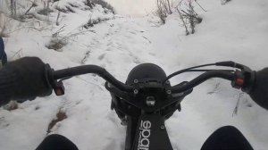 Поставили на сноуборд мотор Lifan GS212