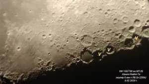 #27 ЛУНА. Наблюдаем в телескоп Sky-Watcher 150/750. (375 крат)..