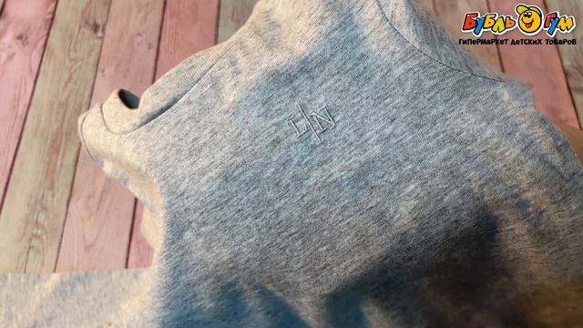 Лонгслив Lanson Kids универсальный серый смотреть онлайн