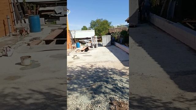 05-06-2025. Подняли стену гаража за 8 дней.