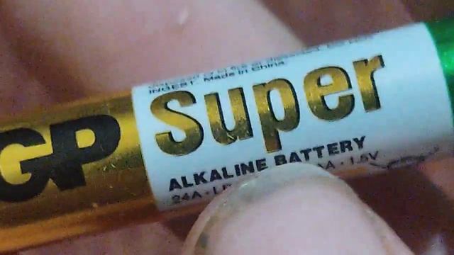 Обзор батарейки типа AAA GP Super (Supra) AAA-01-2024-LR03-24A-1.5V. смотреть онлайн