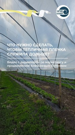 Как продлить срок службы тепличной плёнки? ⚒️