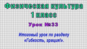 Физическая культура 1 класс (Урок№33 - Итоговый урок по разделу «Гибкость, грация!».)
