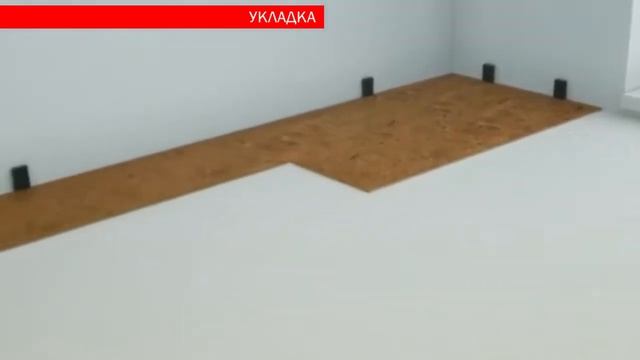 Укладка замковых пробковых полов