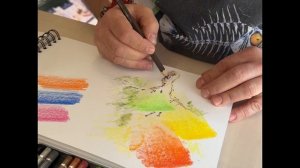 Главные отличия акварельных карандашей от обычных. Ра