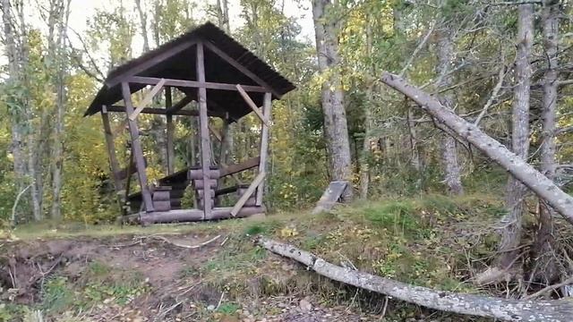 Беседка на Балтийском море. Форт Серая Лошадь. 30.09.2024. смотреть онлайн