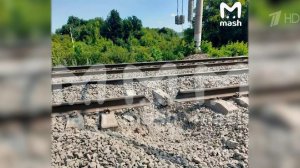 В Воронежской области подорвали железнодорожные пути перед прохождением поезда