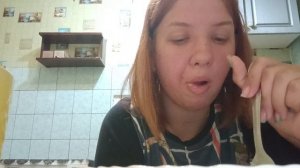 кушаю картошку с сосисками