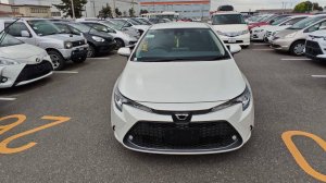 Видео обзор с порта отправки в Японии Toyota Corolla