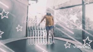 Танцуем на батуте под песню My little Nastya - Танцуй со мной