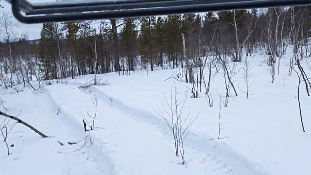 Вездеход Ветер по снегу весной ... смотреть онлайн
