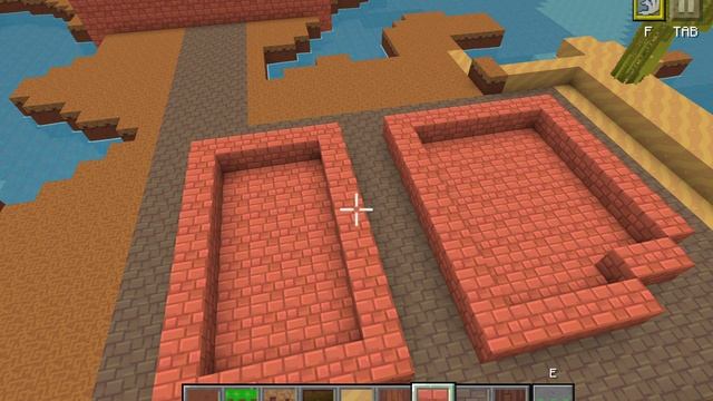 Построил дом в городе в Майнблок Крафт 3D