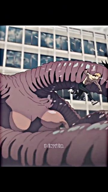 Дендзи против демона пиявки 😱😈| Человек бензопила #а смотреть онлайн