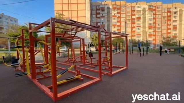 Уличный спортивный комплекс с тренажерами Березка Kidyclub W40K-FS KIDYCLUB.RU
