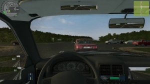 Волга на трассе в симуляторе вождения City Car Driving