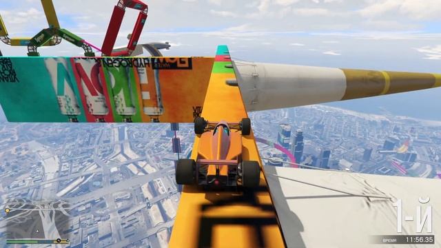 Прикольный скилл тест на Формуле-1! Угар в ГТА 5 ОНЛАЙН! смотреть онлайн