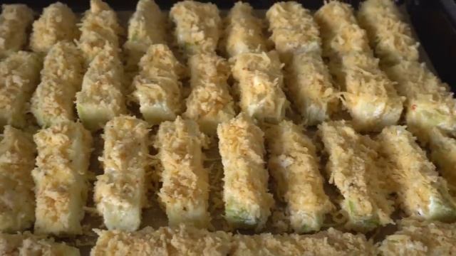 Кабачковые палочки. БЕЗ КАПЛИ МАСЛА