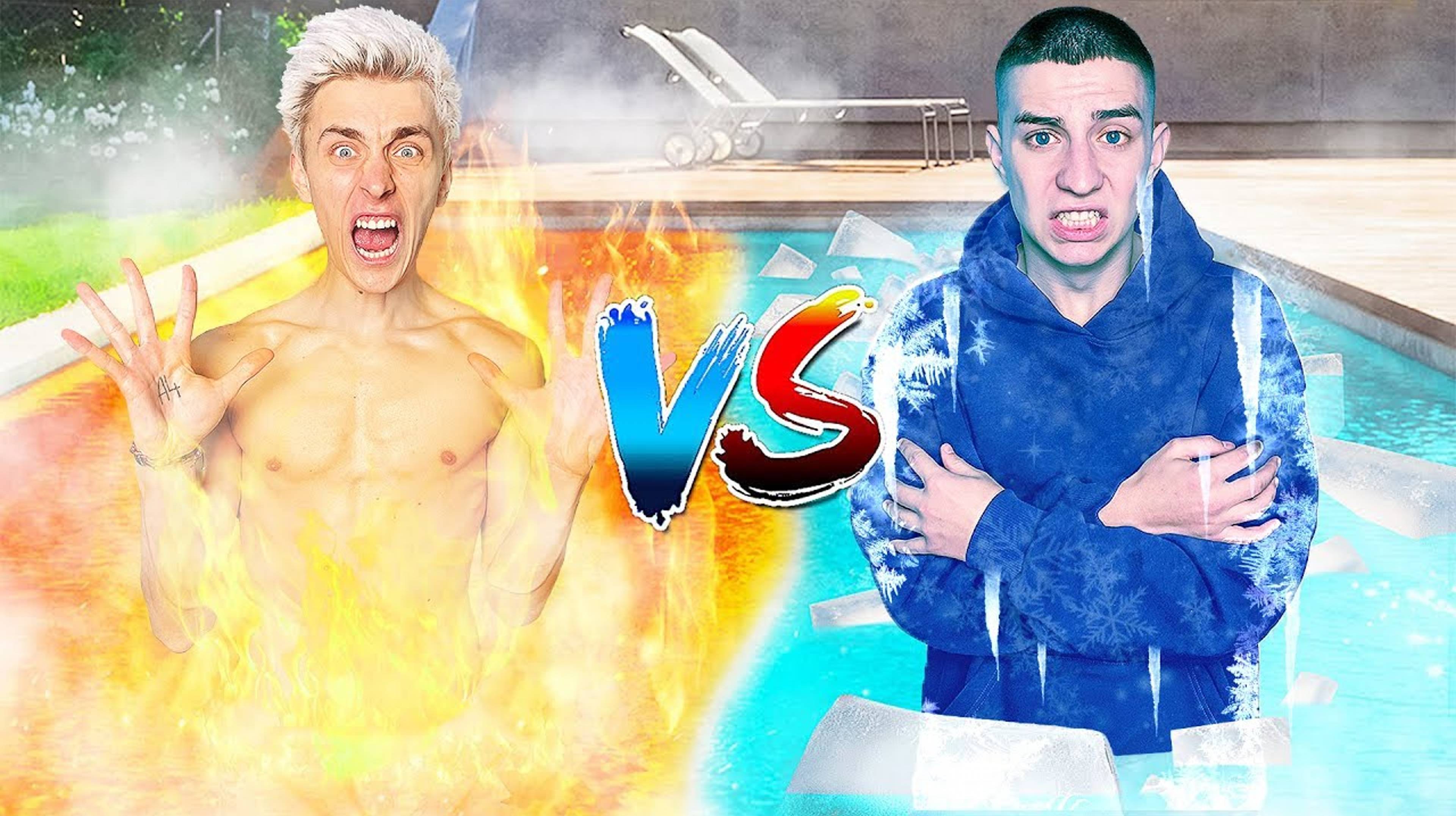 🍿ГОРЯЧИЙ vs ХОЛОДНЫЙ Бассейн Челлендж !