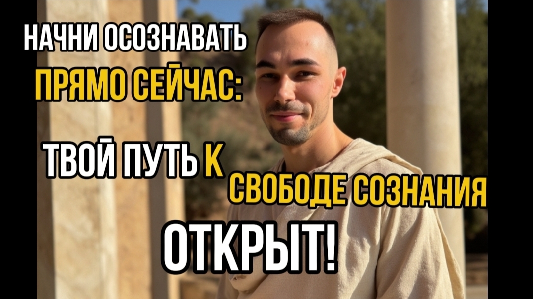 НАЧНИ ОСОЗНАВАТЬ ПРЯМО СЕЙЧАС: ТВОЙ ПУТЬ К СВОБОДЕ СОЗНАНИЯ ОТКРЫТ!