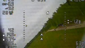 Летающее крыло Reptile S800, полетный контроллер  Matek F411-WING.Н