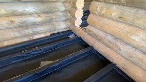 Утепление Пола по лагам/Глина с опилками