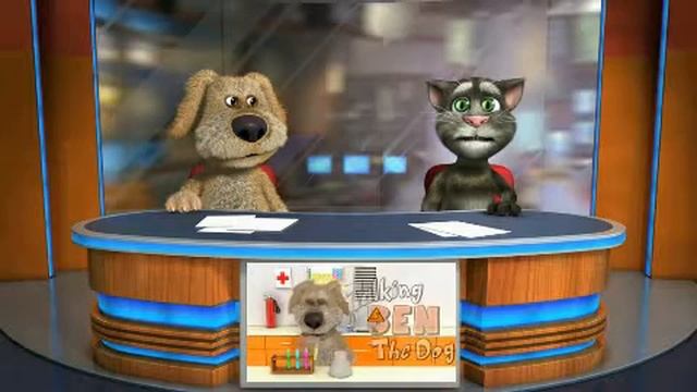 Говорящий Том и Бен 1-я серия Разговор про Пеппу в школ? смотреть онлайн