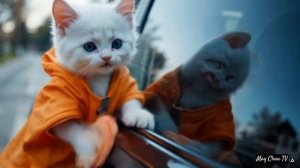 _Too Handsome to Ignore_ – A Car Wash Love Story.🐱#cat #baby #cute