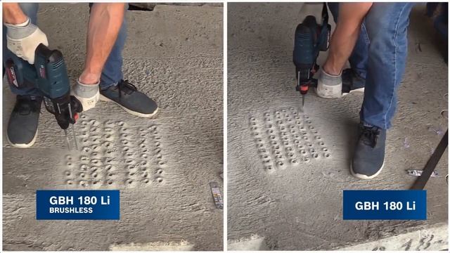 Перфоратор акумуляторний Bosch GBH 180-LI Professional (0611911122) смотреть онлайн