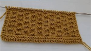 Красивый и несложный теневой узор спицами.