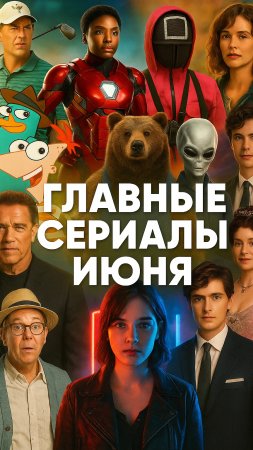 Главные сериалы ИЮНЯ