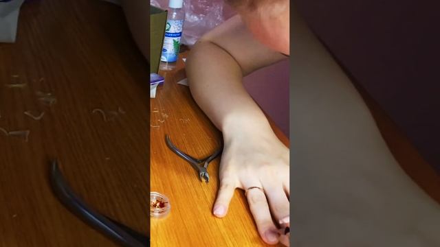 Наращивание ногтей на гелевые типсы💅🏻 смотреть онлайн
