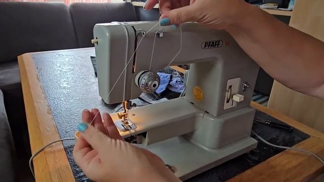Nähmaschine  PFAFF 93 Test Sewing machine review швейная машина тест