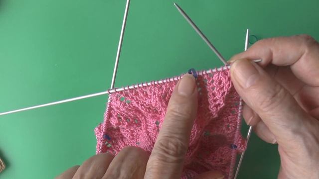 Овальная салфетка спицами - исправленная версия. Част?