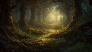 Зачарованная  тропа — расслабляющая атмосфера фэнтези — успокаивающая музыка для медитации