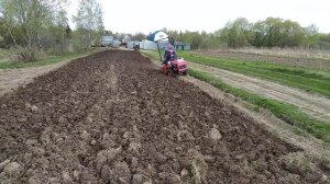 мтз-132н вспашка