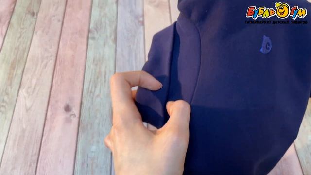 Водолазка Lanson Kids с вышивкой мишка синяя смотреть онлайн