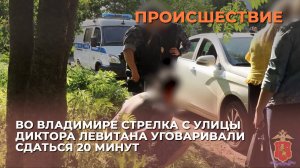Во Владимире стрелка с улицы Диктора Левитана уговаривали сдаться 20 минут