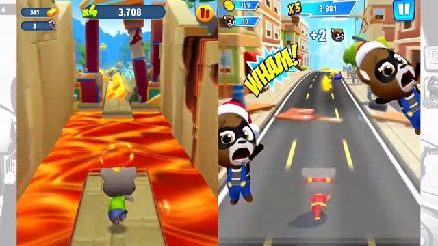 Том бег за золотом VS Говорящий Том погоня героев #1 Том смотреть онлайн