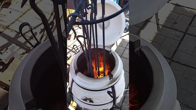 тандыр, первый обжиг.mp4