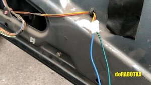 Замена электропривода (актуатора) центрального замка