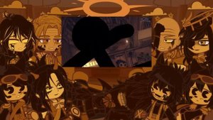 🖤Батдр реагируют на |✒️ Stickman vs Bendy and the Dark Revival Chapter 2 An
