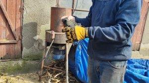 Самодельный измельчитель кормов.