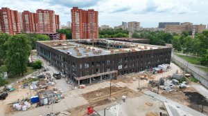 Строительная готовность школы в «Жулебино парк» превысила 70%