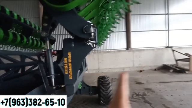 Сборка ротационной бороны Carbon M12000. смотреть онлайн