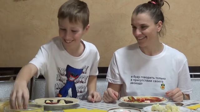 Челлендж полезная или сладкая пицца  #Челендж #пицца# М
